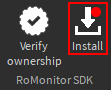 Install button